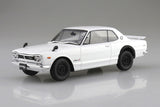 KPGC10 SKYLINE HT 2000GT-R 1971 White Model Kit