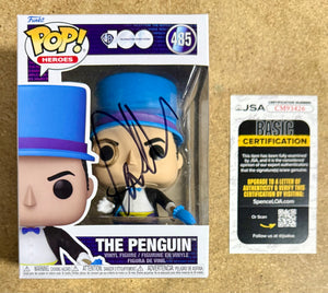 Paul Williams Signed Penguin #485 Batman Animated Series Funko Pop With JSA COA