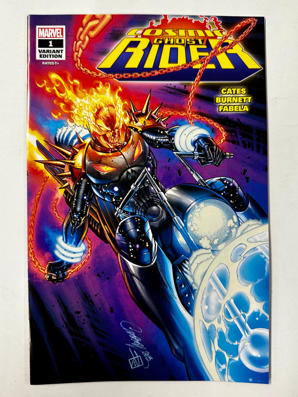 Cosmic Ghost Rider #1 J Scott Campbell Glow Variant (Marvel, 2018) LE 1000