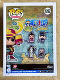 Colleen Clinkenbeard Signed Armored Luffy Funko Pop! #1262 One Piece FS Exclusive With JSA COA