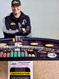 Poker Champion Phil Hellmuth “The Poker Brat” Autograph 8X10 Signed With JSA COA