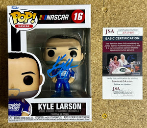 Funko Pop! NASCAR Driver Kyle Larson Hendrick Cars 2022 #16 With JSA COA