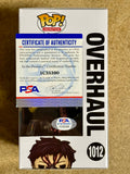 Kellen Goff Signed My Hero Academia Overhaul Funko Pop! #1012 With PSA COA