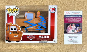 Larry The Cable Guy Signed Tow Mater #129 Cars Vaulted Funko Pop! With JSA COA