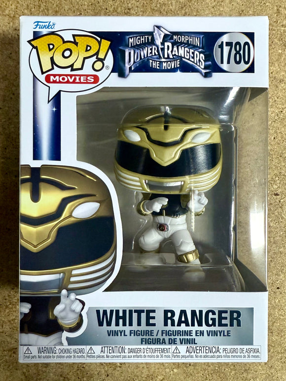 Funko Pop! Movies White Power Ranger #1780 Mighty Morphin The Movie (1995) 2025