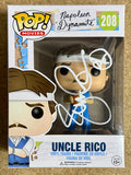 Jon Gries Signed Uncle Rico Napoleon Dynamite Vaulted 2015 Funko Pop! #208 With JSA COA