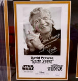David Prowse & James Earl Jones Signed & Framed Star Wars Darth Vader With JSA COA