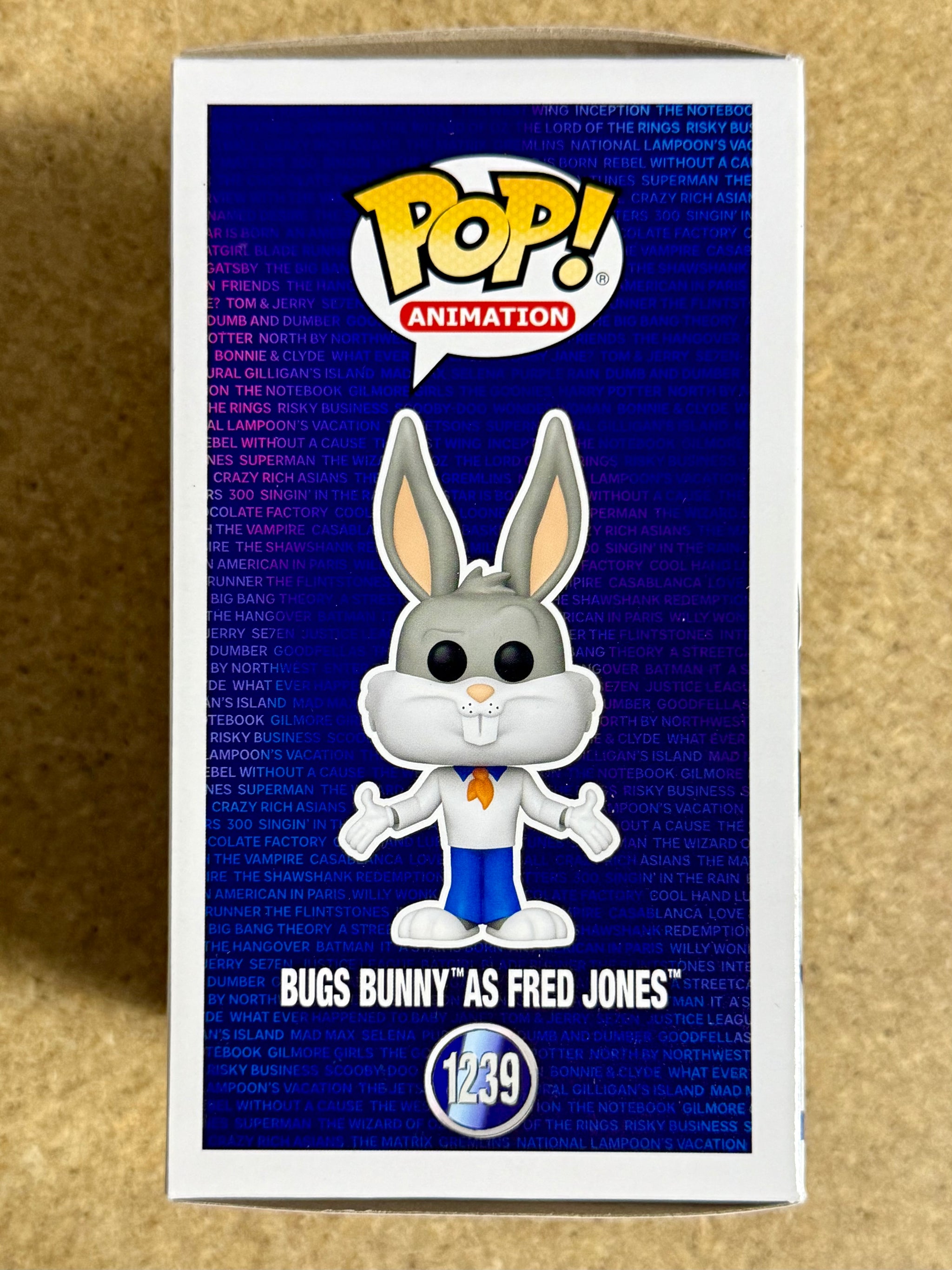 Funko Pop! Animation Bugs Bunny As Fred Jones #1239 Looney Tunes X 