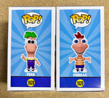 Funko Pop! Disney Animation Phineas & Ferb #1628 #1629 Set of 2
