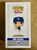 Funko Pop! MLB Rōki Sasaki #135 Los Angeles LA Dodgers 2026 Pitcher