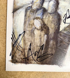 Three Days Grace Complete Band Signed 2003 Self Titled Vinyl With JSA COA