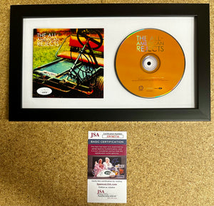 Framed & Signed Tyson Ritter All-American Rejects CD Booklet With JSA COA