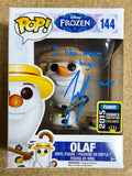 Josh Gad Signed Disney Frozen Olaf SDCC Exclusive Funko Pop! #144 With JSA COA