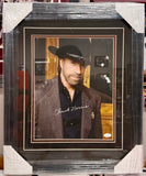 Chuck Norris Signed & Custom Framed Walker Texas Ranger 12x18 Photo With JSA COA