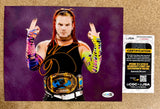 Jeff Hardy Of The Hardy Boyz WWE Signed Autographed 8x10 Photo With JSA COA
