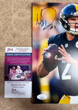 Mason Rudolph Signed Autographed NFL Pittsburgh Steelers QB 8x10 Photo JSA COA