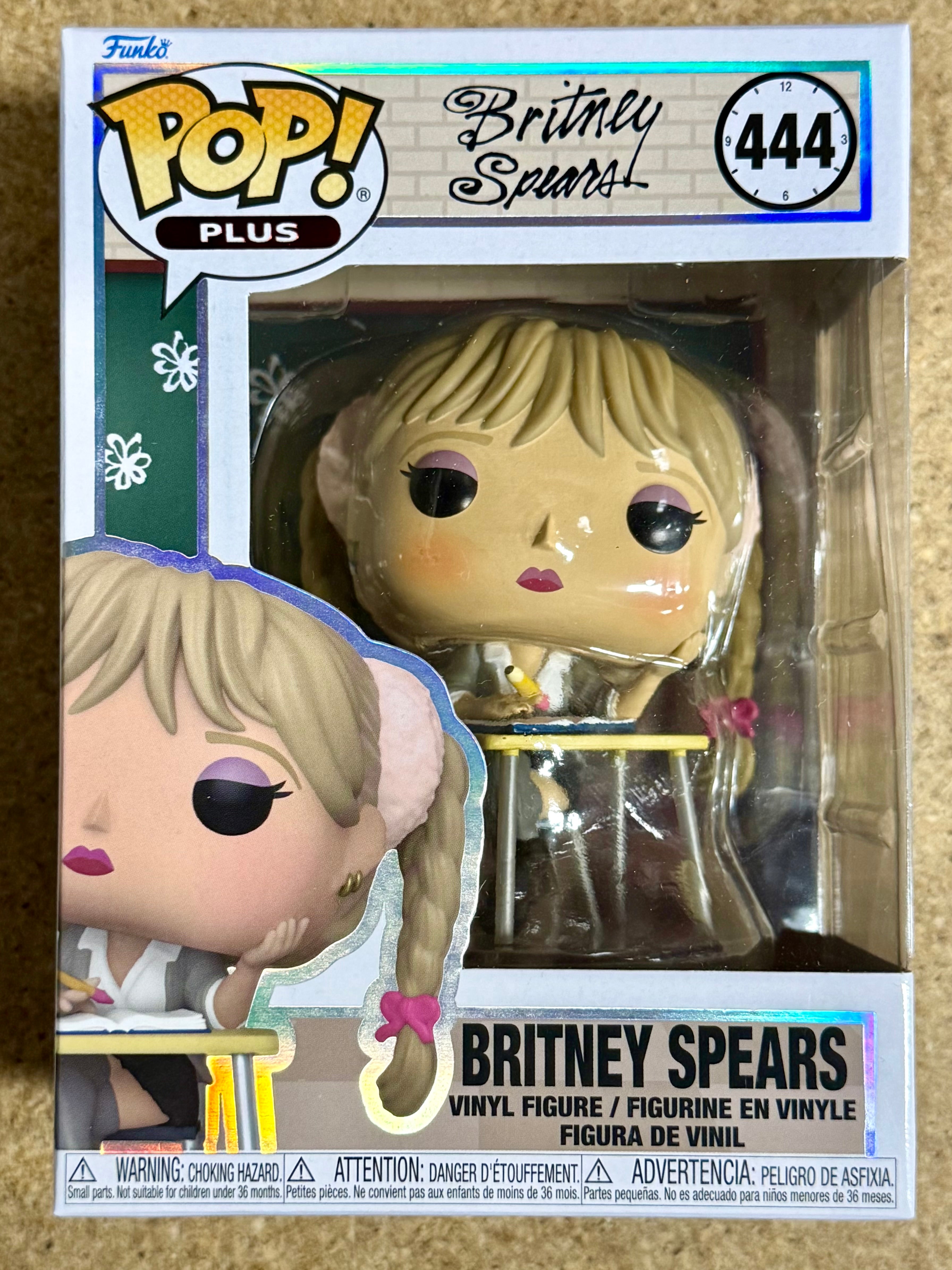 Funko Pop! Rocks Plus School Girl Britney Spears At Desk #444 Hit
