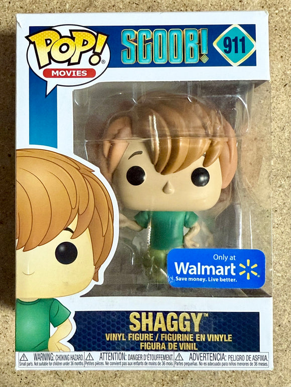 Funko Pop! Movies Shaggy #911 Scooby Doo “Scoob” 2020 Walmart Exclusive