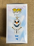 Josh Gad Signed Disney Frozen Flocked Olaf Asia 2014 Exclusive Funko Pop! #79 With JSA COA