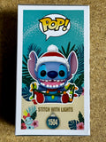 Funko Pop! Disney Stitch With Christmas Lights #1504 Lilo & Stitch 2024 Holiday