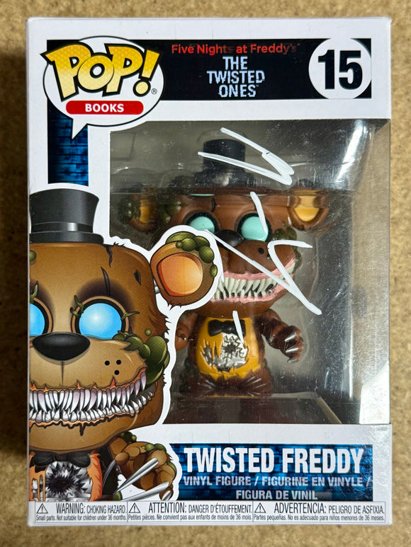 Matthew Lillard Signed Five Nights At Freddys Funko Pop! #15 With JSA COA