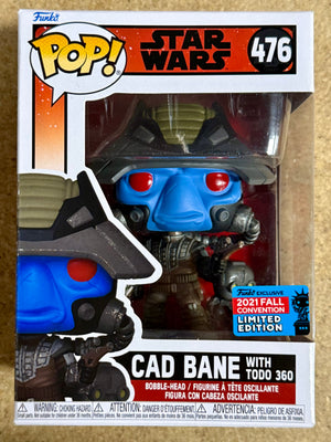 Funko Pop! Star Wars Cad Bane With Todo 360 #476 Bad Batch 2021 NYCC Exclusive
