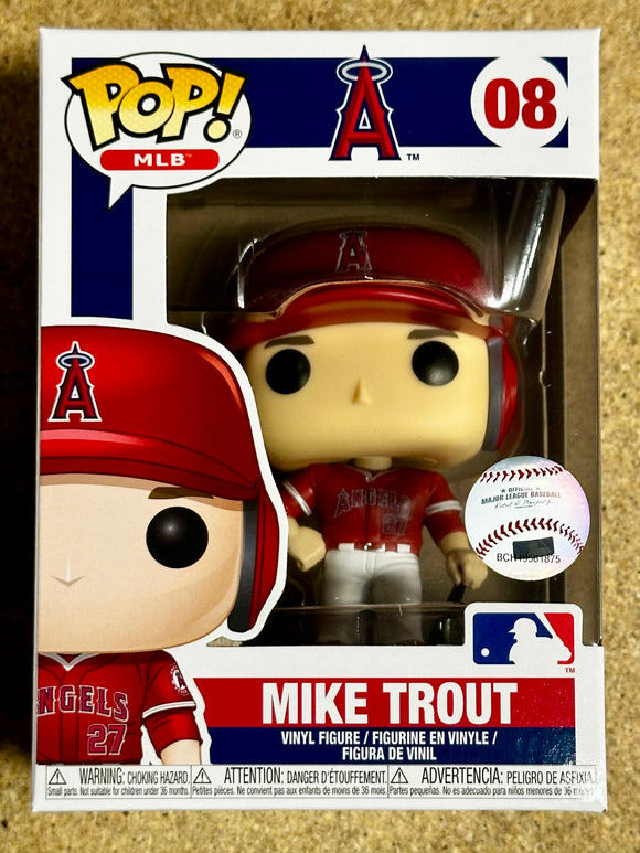 Funko Pop MLB All-Star Mike Trout #08 Los Angeles (LA) Angels Baseball 2024