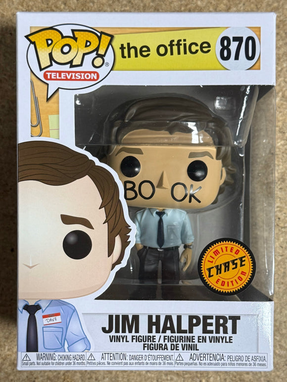 Funko Pop! Television Chase Jim Halpert (Facebook) #870 The Office Dunder Mifflin 2024