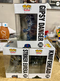 Funko Pop! Movies Gipsy Danger Striker Eureka Marshal Pentecost Raleigh Becket Knifehead Pacific Rim Set Of 5