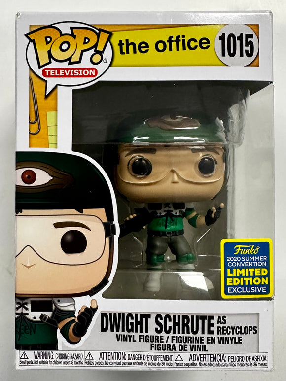 Funko Pop! Television Dwight Schrute As Recyclops #1015 Office SDCC Exclusive