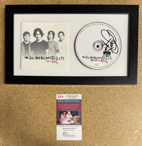 Framed & Signed Tyson Ritter All-American Rejects Move Along CD With JSA COA