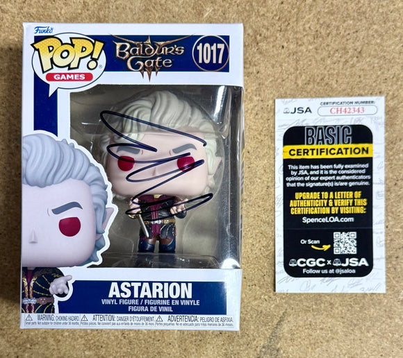 Neil Newbon Signed Baldur’s Gate Astarion Funko Pop! #1017 With JSA COA