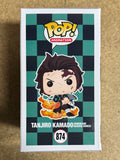 Zach Aguilar Signed Tanjiro Kamado (Flame Dance) Funko Pop #874 Demon Slayer Galactic Exclusive With PSA/DNA COA