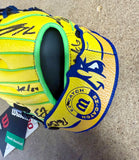 2025 Savannah Bananas Team Signed Youth Official Glove Cole Olson Oberst 30+ Sig