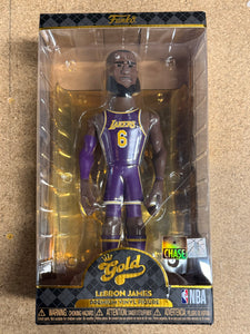 Funko Gold Lebron James 12" NBA LA Lakers Purple Chase Premium Vinyl Figure