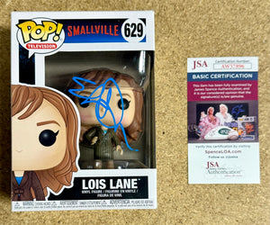 Erica Durance Signed Lois Lane Smallville 2018 Vaulted Funko Pop! #629 With JSA COA