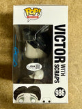 Johnny Depp Signed Corpse Bride Victor With Scraps Funko Pop! #986 With JSA COA