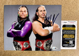 Matt & Jeff Hardy The Hardy Boyz WWE Signed Autographed 8x10 Photo With JSA COA