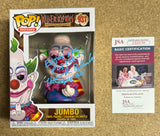 Harrod Blank Signed Jumbo Killer Klowns From Outer Space Funko Pop! #931 With JSA COA