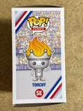 Mike Eruzione 1980 U.S.A. Olympic Gold Captain Signed Torchy Funko Pop! JSA COA