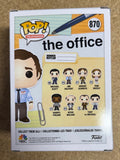 John Krasinski Signed Jim Halpert The Office Funko Pop! #870 With JSA COA