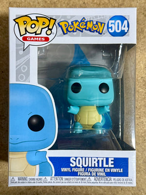 Funko Pop! Games Squirtle #504 Water-Type Starter Pokemon 2019