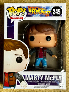 Funko Pop! Movies Marty McFly On Hoverboard #245 Back to the Future 2015 Vaulted Exclusive