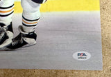 HOF Mario Lemieux Signed NHL Pittsburgh Penguins 11x14 Photo With PSA COA