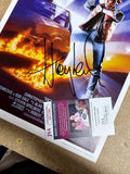 Huey Lewis And The News Signed Back To The Future 12X18 Mini Poster With JSA COA