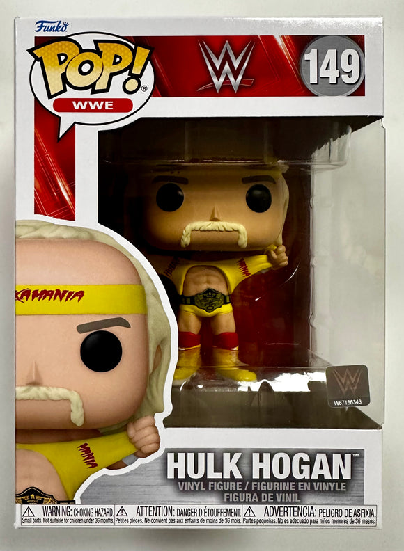Funko Pop! WWE Hulk Hogan #149 Wrestling 2023 Hulkamania HOF 2021 Champion 6X