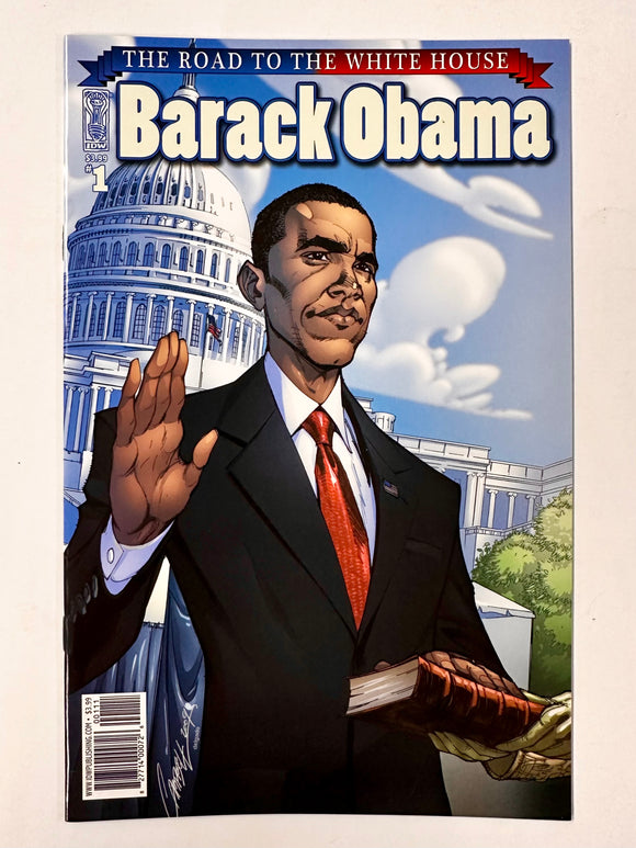 Barack Obama: Road To The White House #1 J. Scott Campbell IDW Publishing 2009