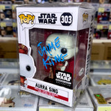 Jaime King Signed Star Wars Aurra Sing Funko Pop! #303 Exclusive With JSA COA