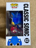 Funko Pop! Games Flocked Classic Sonic The Hedgehog #632 FS 2020 Exclusive