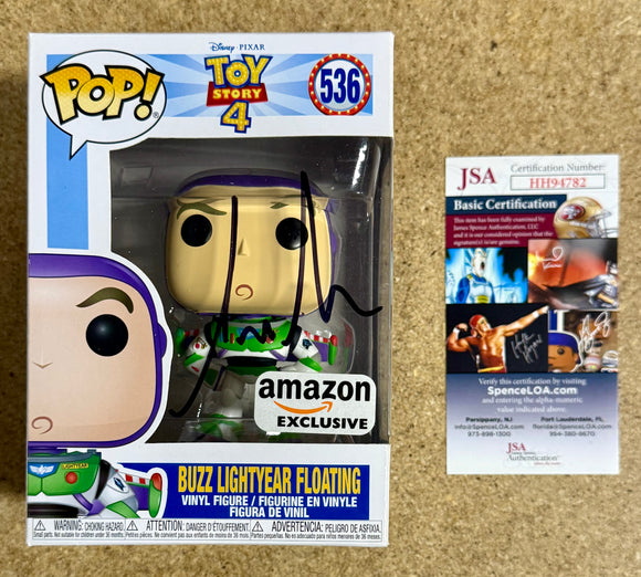 Tim Allen Signed Disney Buzz Lightyear Toy Story Funko Pop! #536 With JSA COA